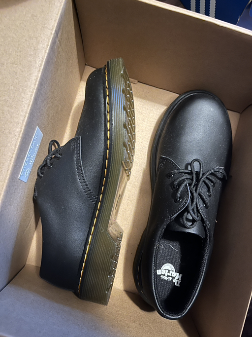 Dr. Martens black oxford shoes 