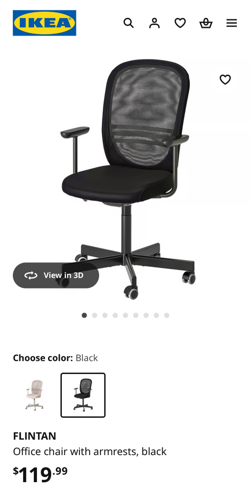 Ikea Office Chair - Photo 4 view in Hudson County, NJ