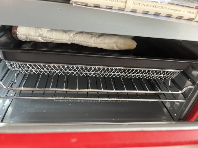 Whall red steamer/oven/air fryer