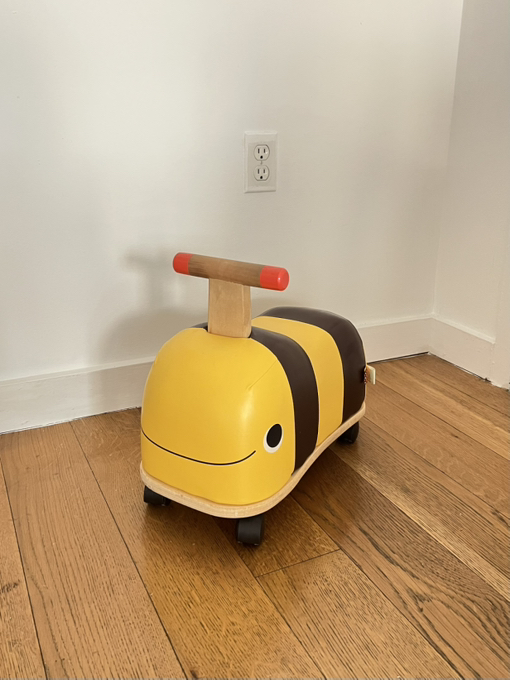 B.toys Wooden Bee Ride-On Toy