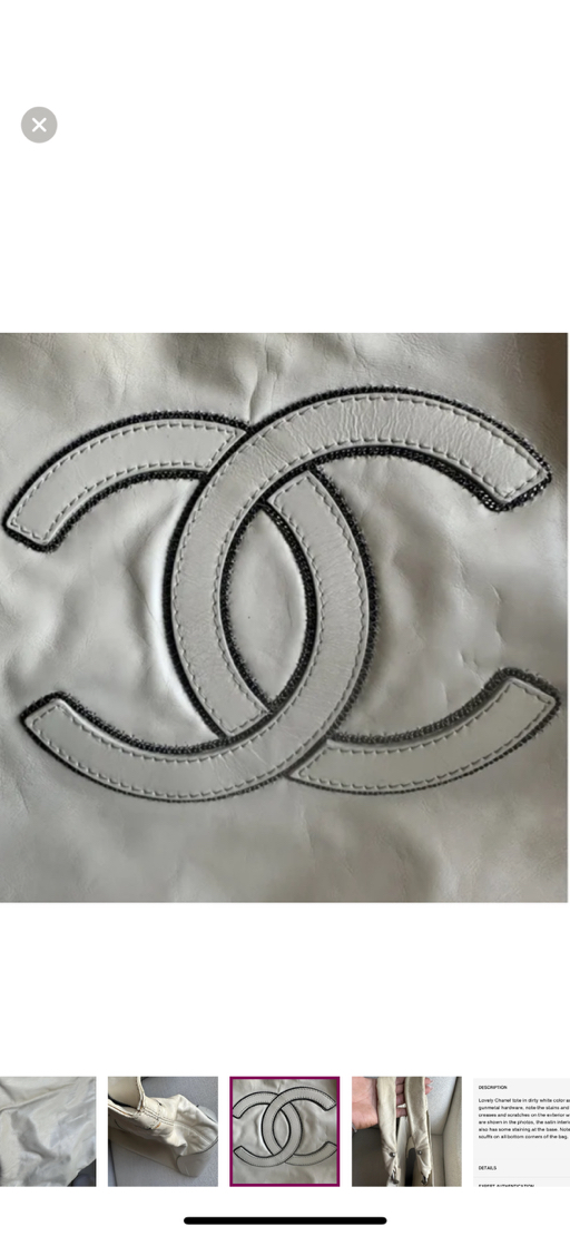 Vintage CHANEL tote bag  - Photo 6 view in Manhattan, NY