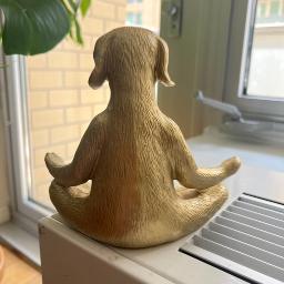 Meditating Dog Figurine - Photo 2 view in Queens, NY