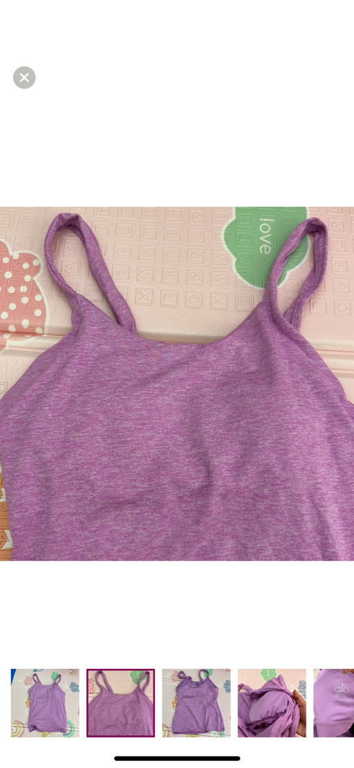 alo sport bra tank top - Photo 2 view in Manhattan, NY