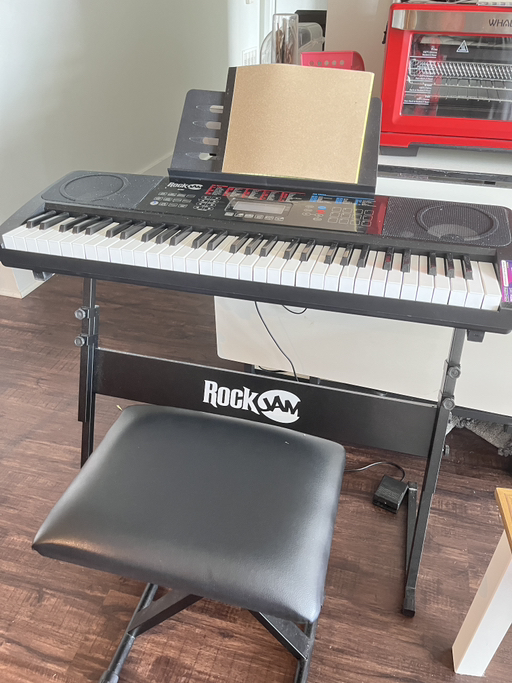 RockJam Electric Keyboard with Stand 