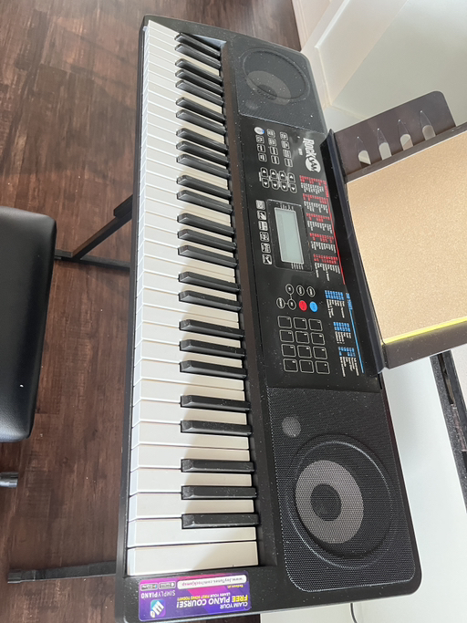 RockJam Electric Keyboard with Stand  - Photo 2 view in Hudson County, NJ