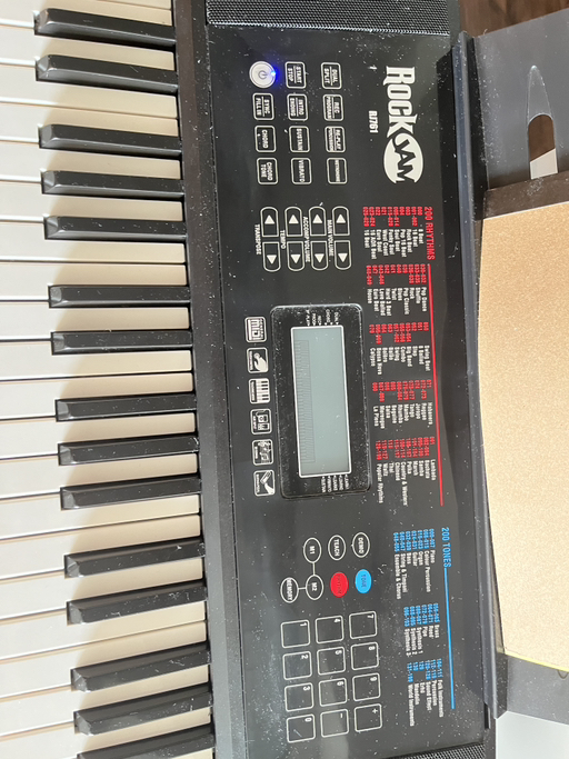 RockJam Electric Keyboard with Stand  - Photo 3 view in Hudson County, NJ