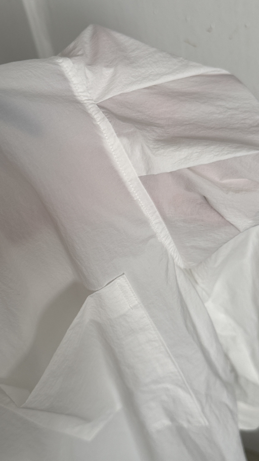 magjay NYLON TWO WAY SHIRT - WHITE