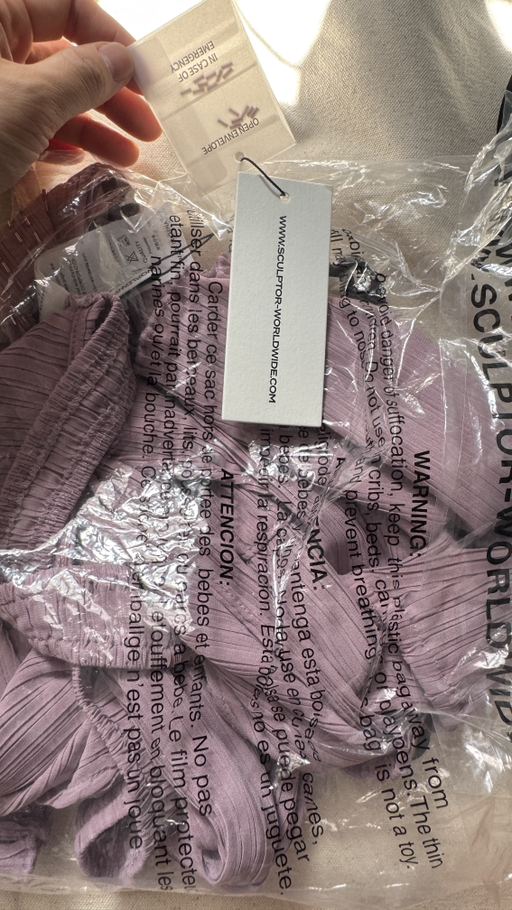 Beaded Scarf Set-Up Top Mauve - Photo 5 view in Queens, NY