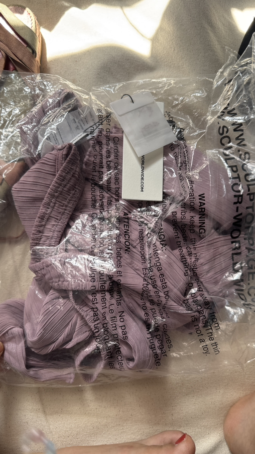 Beaded Scarf Set-Up Top Mauve - Photo 6 view in Queens, NY