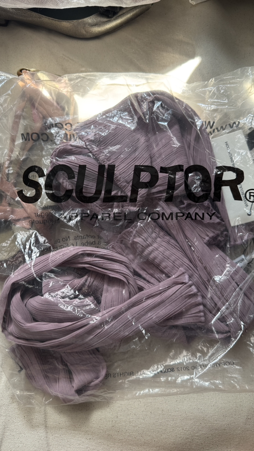 Beaded Scarf Set-Up Top Mauve - Photo 4 view in Queens, NY