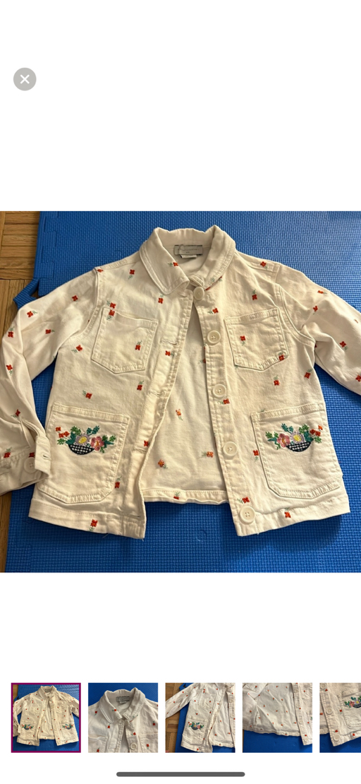 Stella McCartney white denim jacket