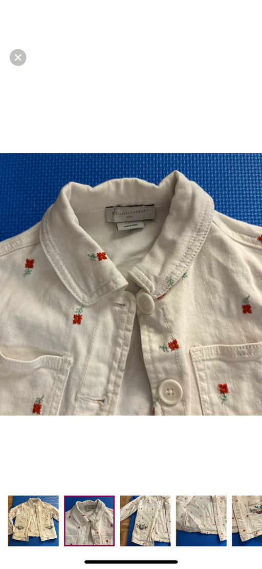 Stella McCartney white denim jacket - Photo 2 view in Manhattan, NY