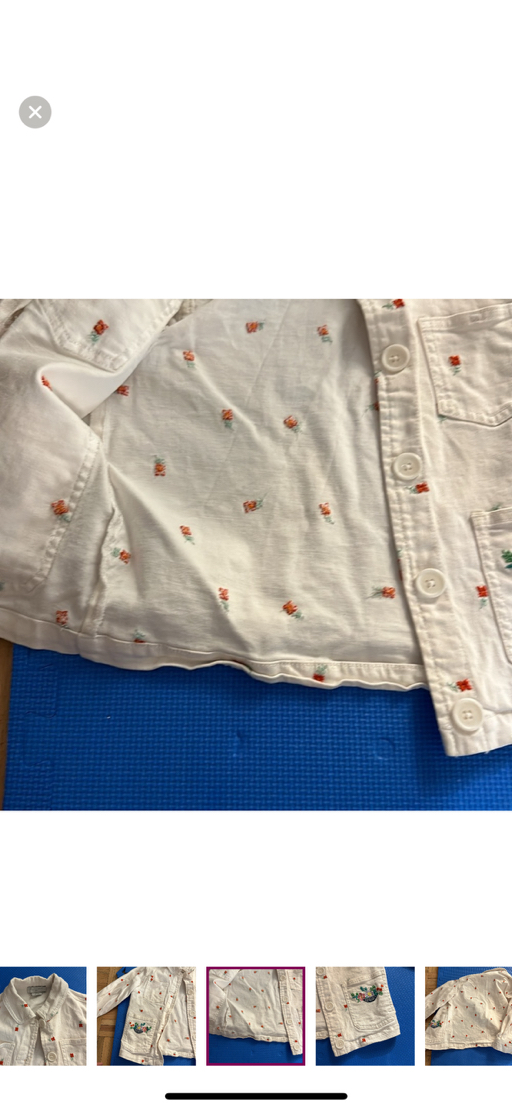 Stella McCartney white denim jacket - Photo 4 view in Manhattan, NY