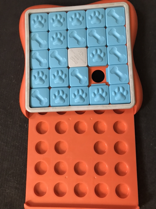 Used Outward Hound Nina Ottosson Challenge Slider Interactive Treat Puzzle Dog Enrichment Toy  - Photo 2 view in Queens, NY