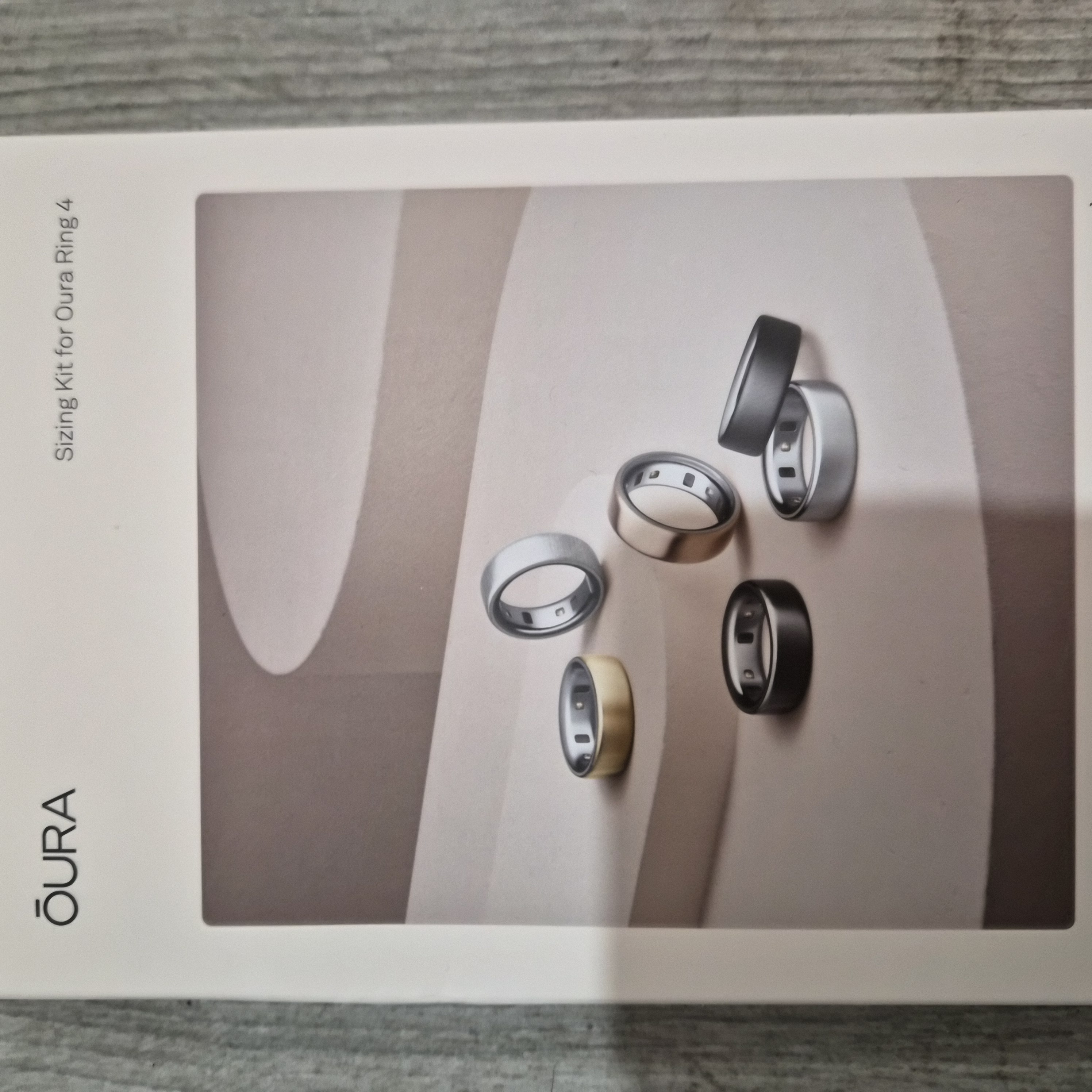 NEW Oura Ring 4 Sizing Kit