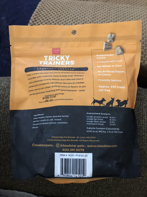 Cloud Star Tricky Trainers Crunchy Dog Training Treats  - Photo 2 view in Queens, NY