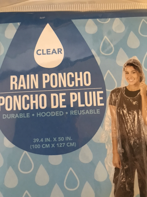 Brand New Clear Rain Poncho - Photo 3 view in Queens, NY