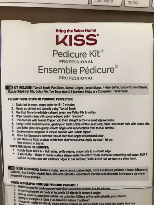 KISS NEW YORK PROFESSIONAL PEDICURE KIT - Photo 3 view in Queens, NY