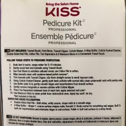 KISS NEW YORK PROFESSIONAL PEDICURE KIT - Photo 3 view in Queens, NY