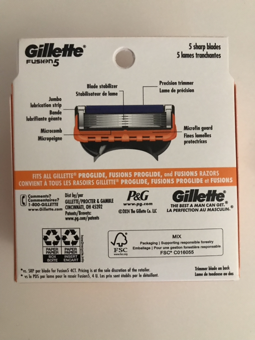 Gillette Fusion5 Razor Refills for Men - Photo 2 view in Queens, NY