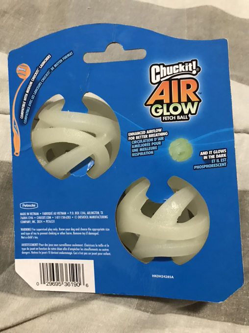 Chuckit! Air Glow Fetch Ball Dog Toy - Photo 2 view in Queens, NY