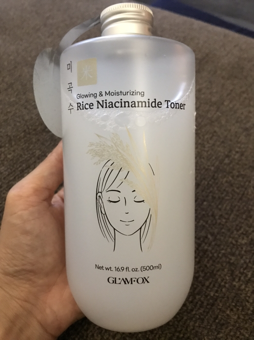 GLAMFOX Rice Niacinamide Glowing and Moisturizing Toner 