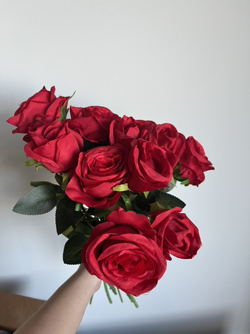 Faux Red Roses (bouquet) - Photo 2 view in Hudson County, NJ