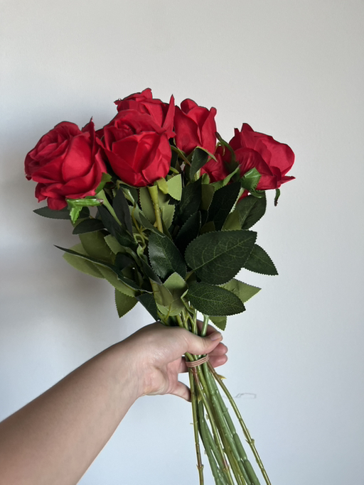Faux Red Roses (bouquet)