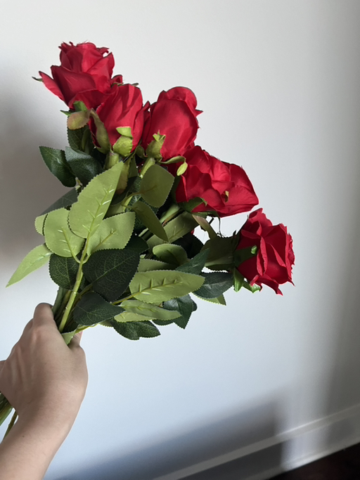Faux Red Roses (bouquet) - Photo 3 view in Hudson County, NJ