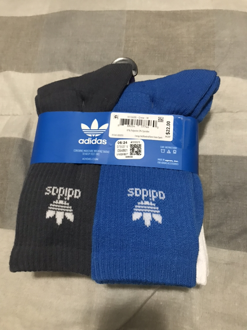 Adidas Crew Socks - Photo 2 view in Queens, NY