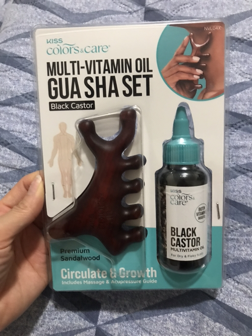Multivitamin Oil and Gua Sha, 2.5 fl. oz. - Black Castor