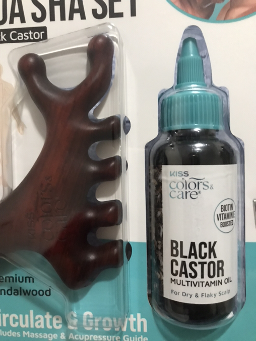 Multivitamin Oil and Gua Sha, 2.5 fl. oz. - Black Castor - Photo 2 view in Queens, NY
