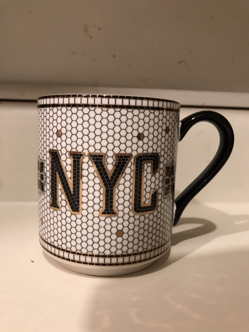 The Bistro Tile Stoneware Mug: Jetsetter Edition
