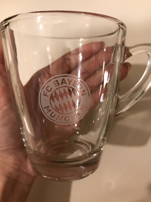 FC Bayern Munich Water Glass Set of 2 - Photo 2 view in Queens, NY