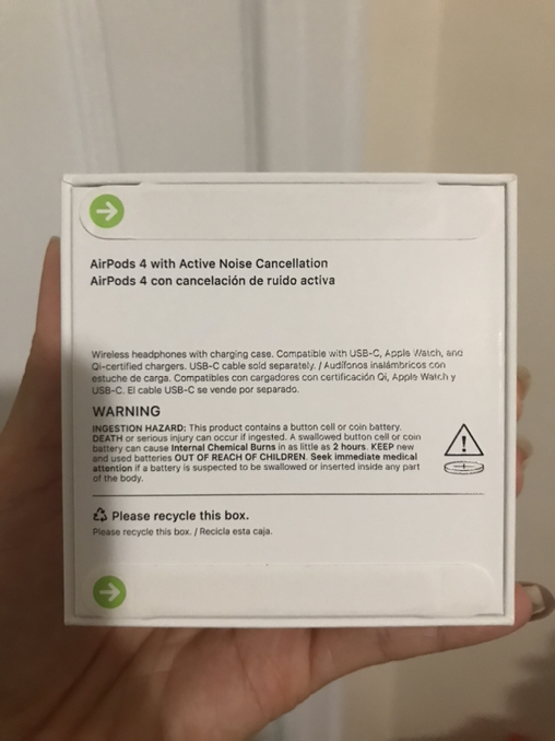 Apple - AirPods 4 with Active Noise Cancellation - White - Photo 2 view in Queens, NY