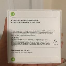 Apple - AirPods 4 with Active Noise Cancellation - White - Photo 2 view in Queens, NY