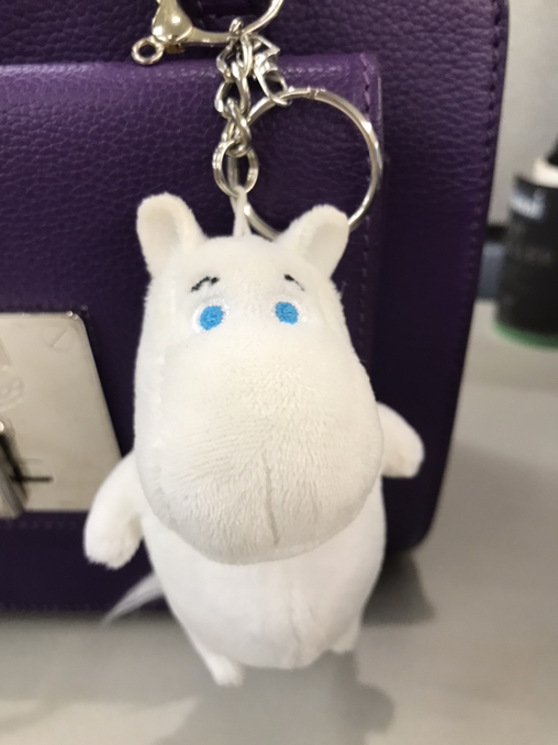 Rilakkuma Moomin Plush Keychain
