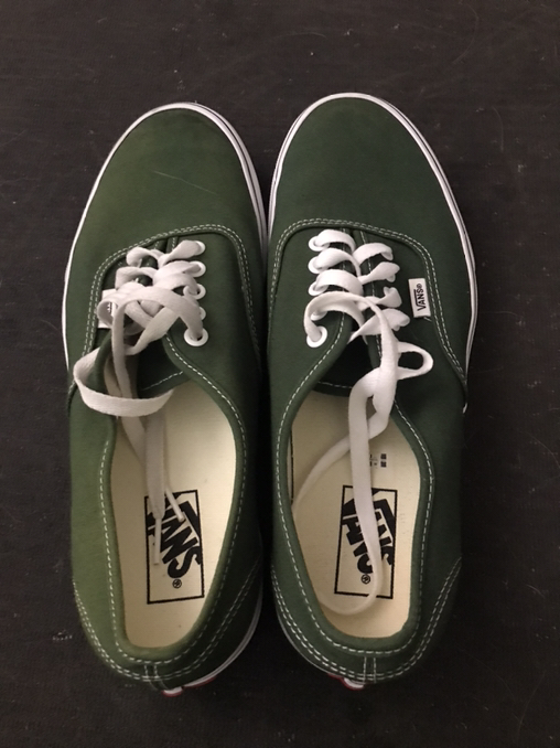 Vans Authentic Shoe Green - Photo 2 view in Queens, NY