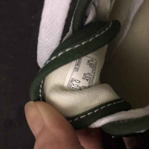 Vans Authentic Shoe Green - Photo 4 view in Queens, NY