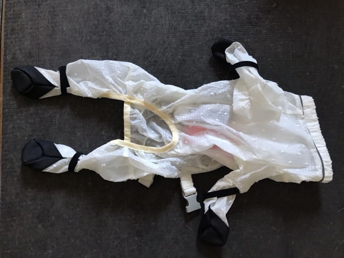Anti Dust Pants with Shoes for Dogs Full Coverage