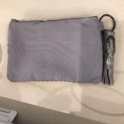 Small Mesh Pouch – Gray Zipper – 2 Compartments – Easy to Carry - Photo 2 view in Queens, NY