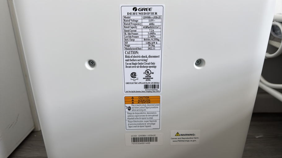 GREE 50 Pint Dehumidifier - Brand New, Never Used - Photo 6 view in Queens, NY