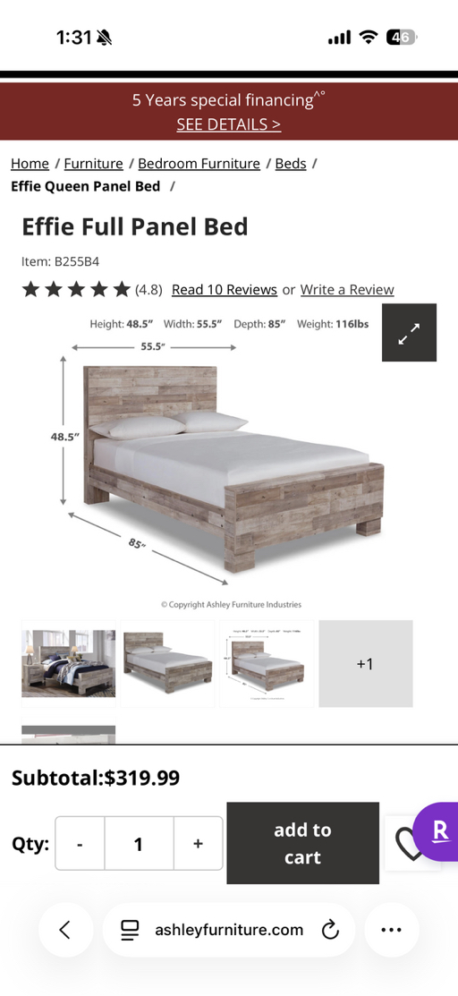 Full Bed Frame - Photo 2 view in Hudson County, NJ