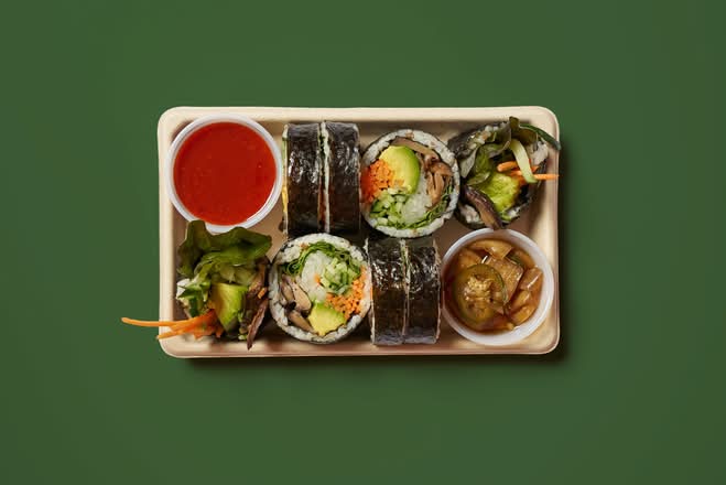 Mushroom & Avocado Kimbap