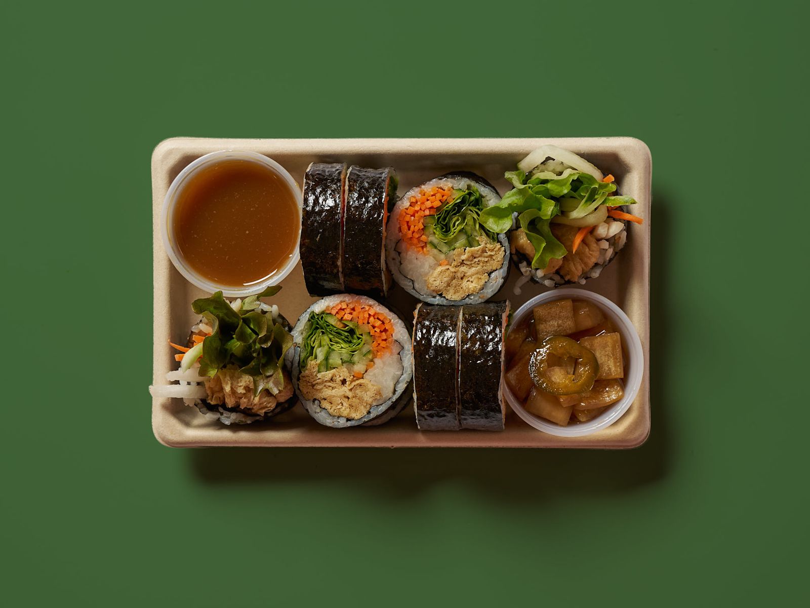 Yubu (Sweet Tofu) Kimbap