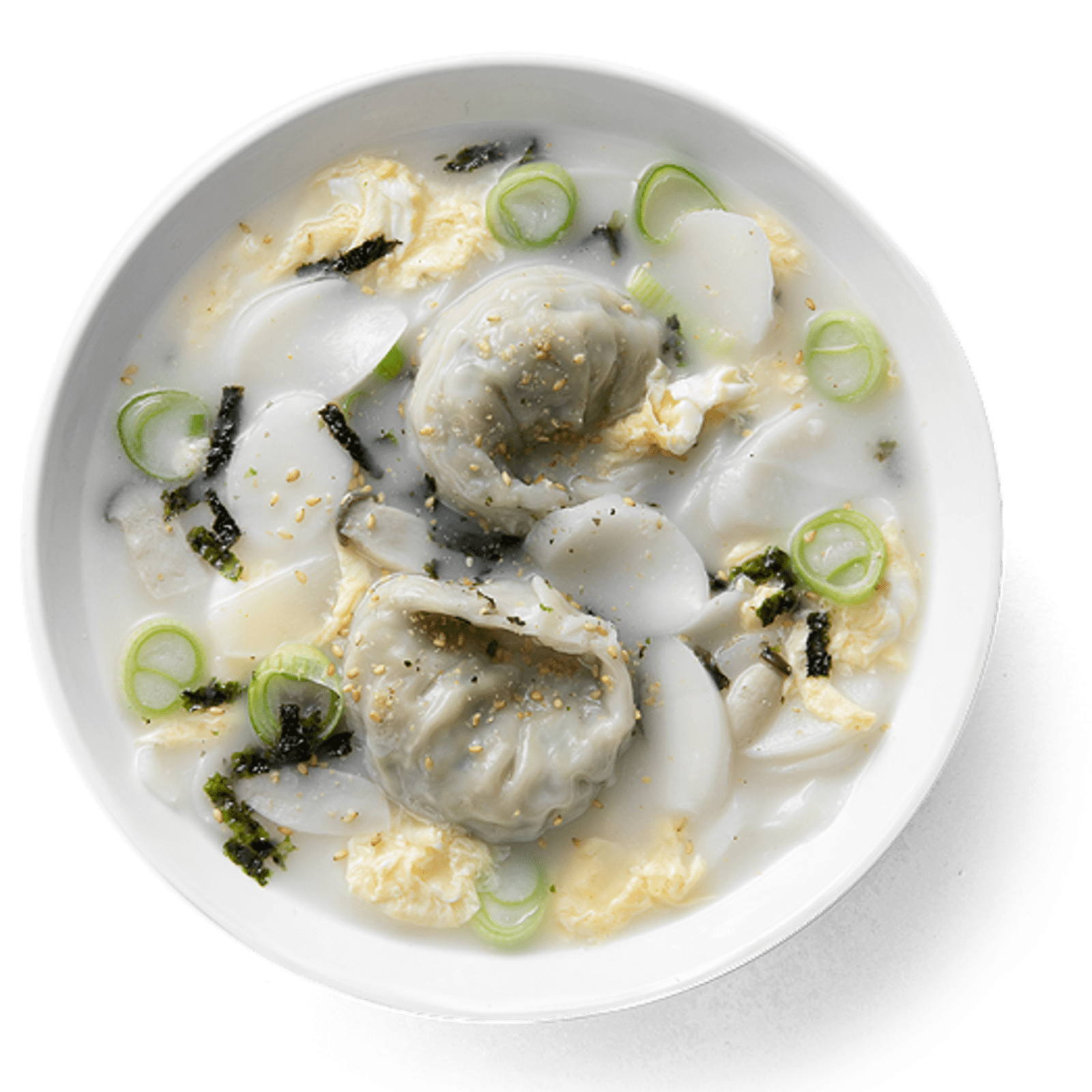Rice Cake and Dumpling Soup (떡 만두국)