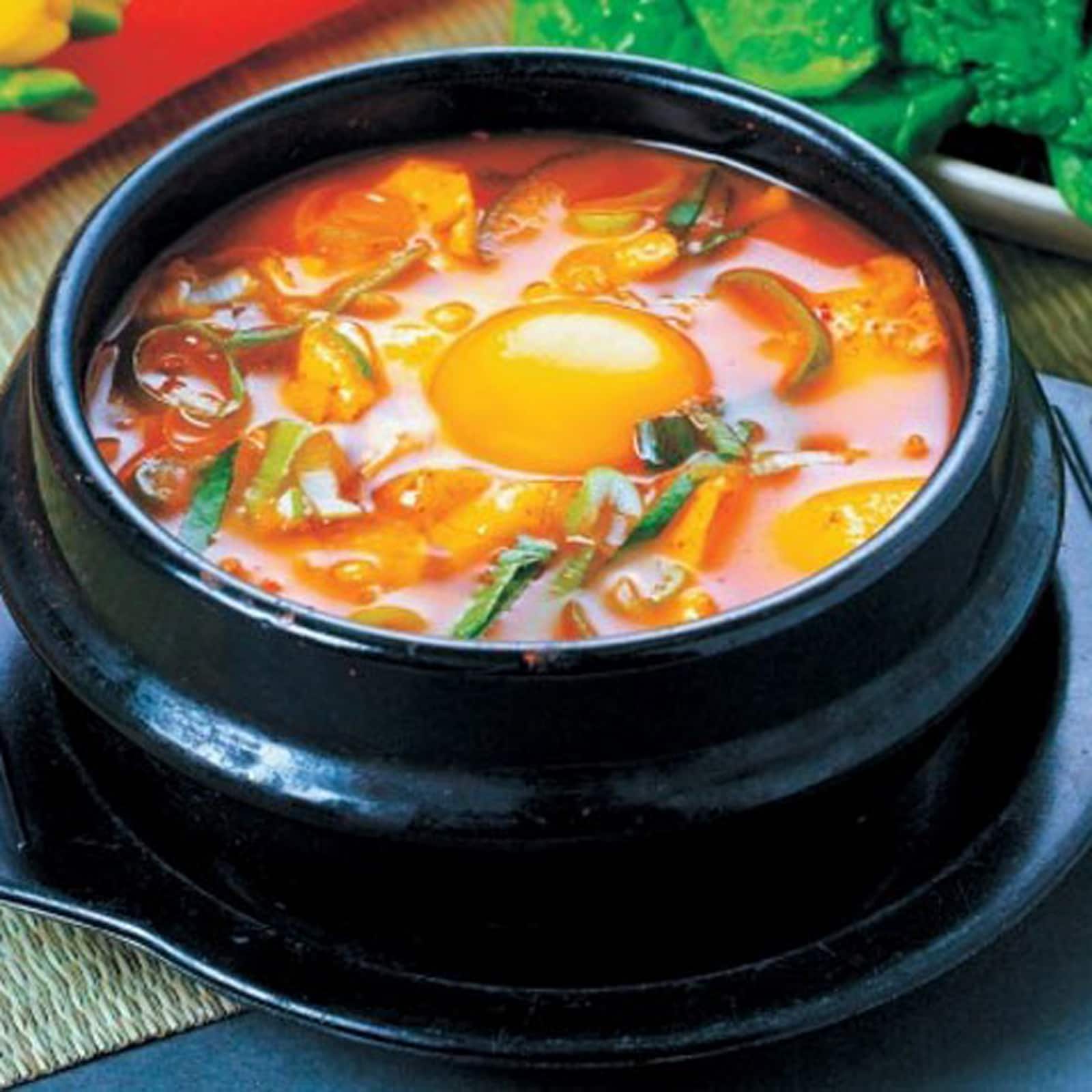 Seafood Soft Tofu Soup (해물순두부)