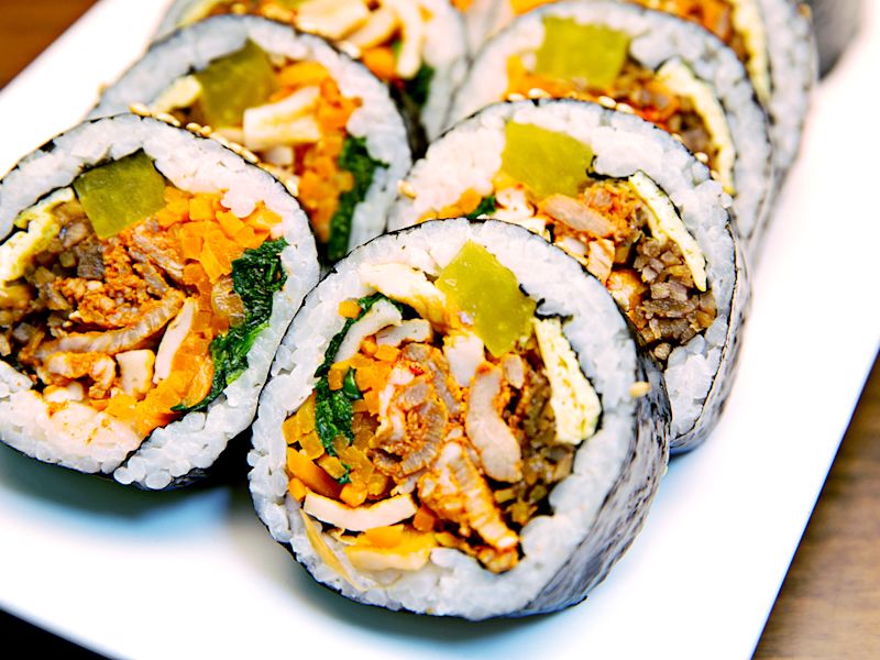 Spicy Pork Kimbap