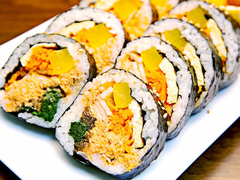 Spicy Tuna Kimbap