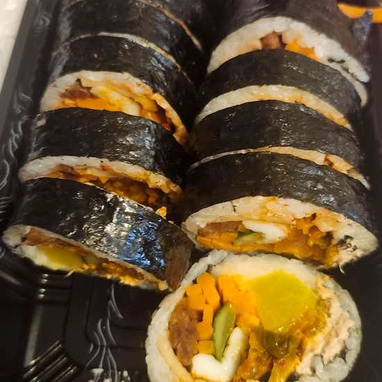 Tuna with Kimchi Kimbab